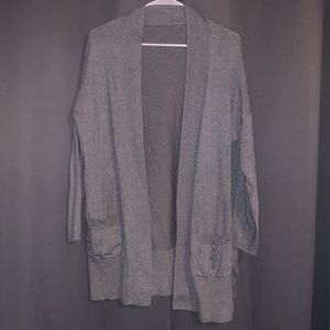 Oversized Gray Cardigan.